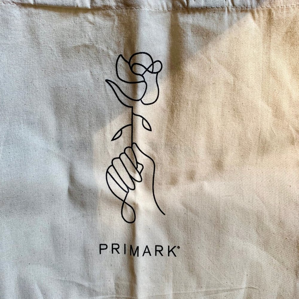 NWOT Primark x Her Campus Rose Tote Bag